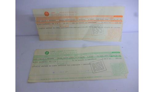 2x Contas Luz da  Light 1978